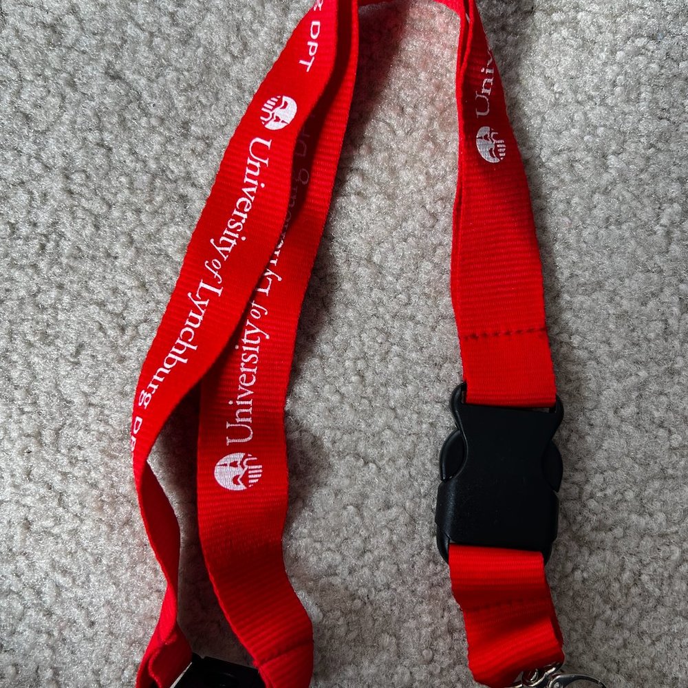 University of Lynchburg Department of Physical Therapy Lanyard